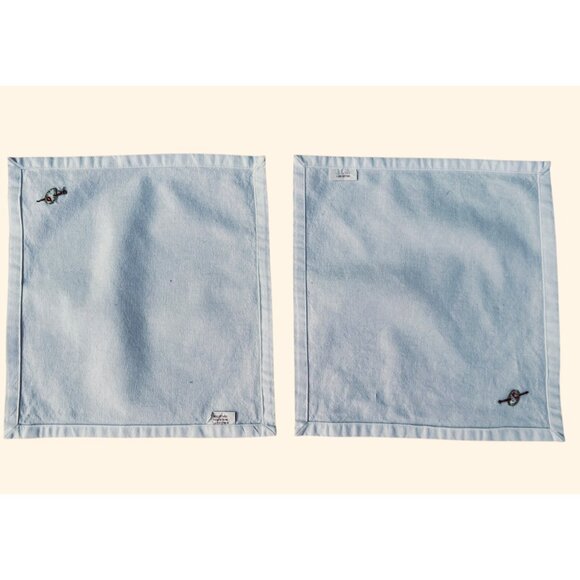 Crate and Barrel Tidbits Cocktail Napkins With Embroidered Olive Design Cotton P - Picture 6 of 6